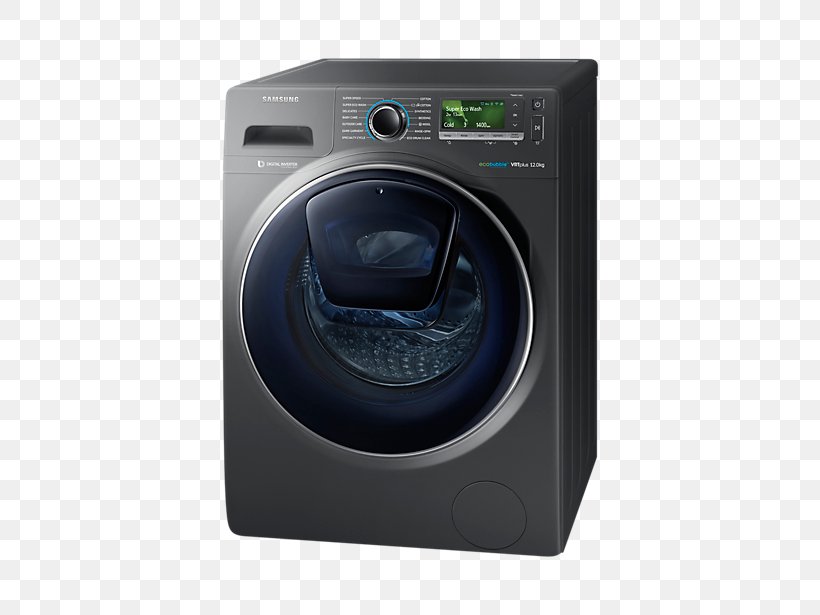 Samsung WW12K8412OX Washing Machines Samsung AddWash WF15K6500, PNG, 802x615px, Samsung Ww12k8412ox, Clothes Dryer, Clothes Line, Combo Washer Dryer, Detergent Download Free