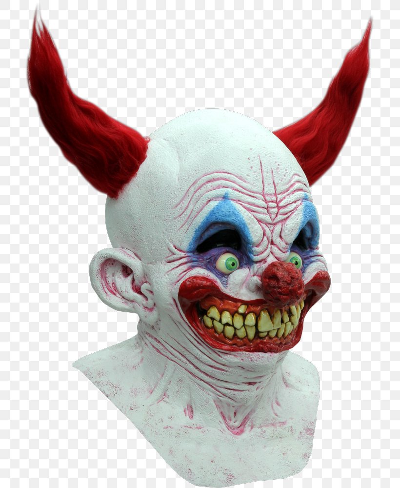 Evil Clown Latex Mask Circus, PNG, 721x1000px, Evil Clown, Circus, Circus Clown, Clothing, Clown Download Free