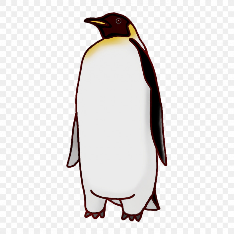 King Penguin Penguins Beak, PNG, 1400x1400px, Watercolor, Beak, King Penguin, Paint, Penguins Download Free