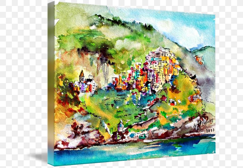 Riomaggiore Watercolor Painting Corniglia Paper, PNG, 650x566px, Riomaggiore, Acrylic Paint, Art, Arts, Artwork Download Free