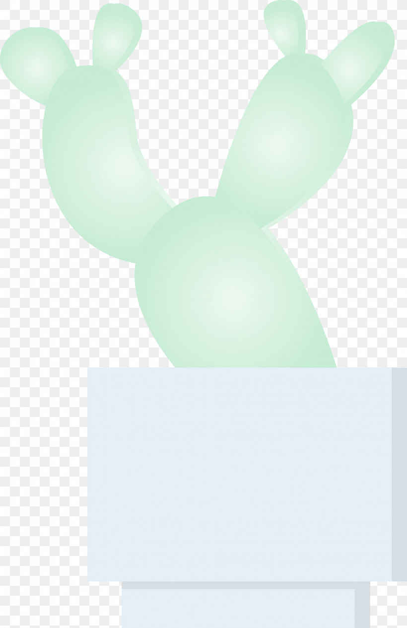 Easter Bunny, PNG, 1944x3000px, Watercolor, Easter Bunny, Green, Paint, Rabbit Download Free