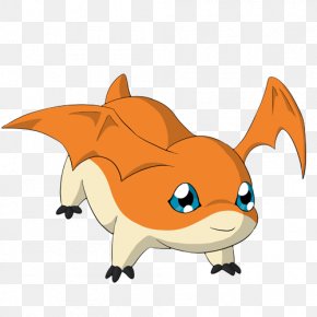 Digimon - Red Fox Patamon Agumon Digimon Drawing PNG