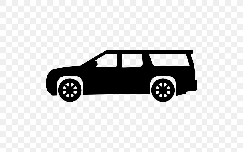 Sports Car Minivan Renault, PNG, 512x512px, Car, Automotive Design, Automotive Exterior, Black And White, Brand Download Free