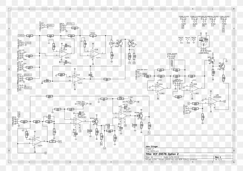 Wiring Diagram Modular Synthesizer Schematic Electronic Symbol Analogue Electronics, PNG, 3508x2479px, Watercolor, Cartoon, Flower, Frame, Heart Download Free