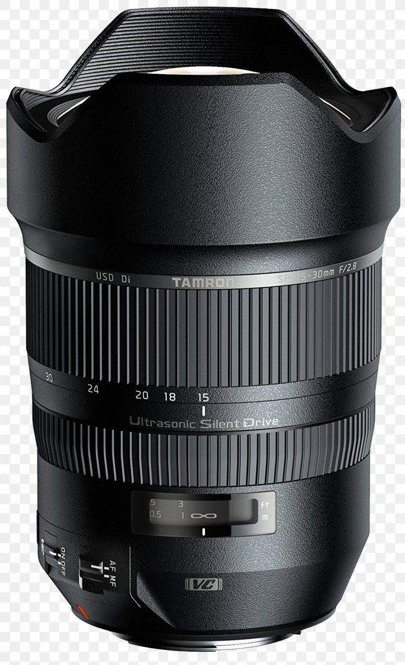 Canon EF Lens Mount Camera Lens Tamron SP 15-30mm F/2.8 Di VC USD Wide-angle Lens Nikon F-mount, PNG, 913x1500px, Canon Ef Lens Mount, Angle Of View, Aperture, Camera, Camera Accessory Download Free
