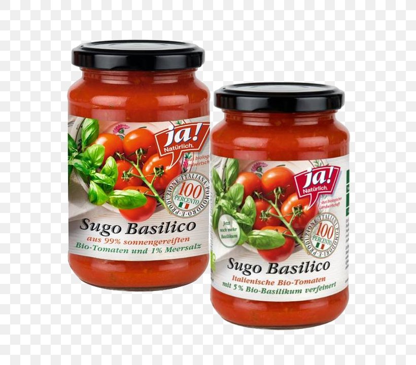 Arrabbiata Sauce Organic Food Bolognese Sauce Pasta Ja! Natürlich, PNG, 720x720px, Arrabbiata Sauce, Basil, Billa, Bolognese Sauce, Condiment Download Free