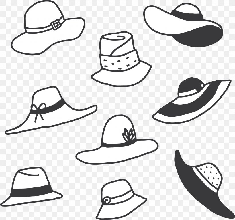 Cowboy Hat Black And White, PNG, 1883x1768px, Cowboy Hat, Area, Art, Beak, Bird Download Free