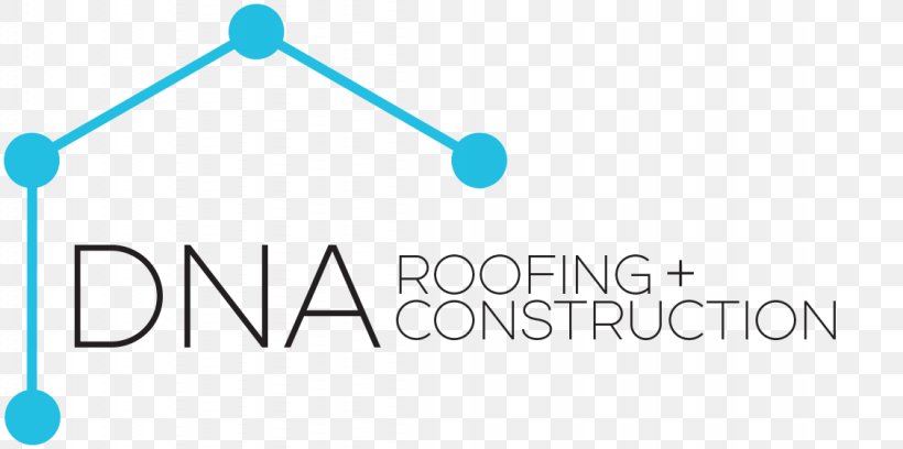 DNA Roofing & Construction Logo Brand Company Product, PNG, 1126x561px, Logo, Area, Azure, Blue, Brand Download Free