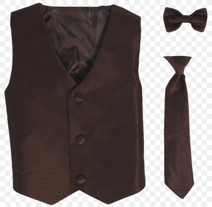 Gilets Necktie Waistcoat Clip-on Tie Tuxedo, PNG, 800x800px, Gilets, Bow Tie, Boy, Brown, Button Download Free