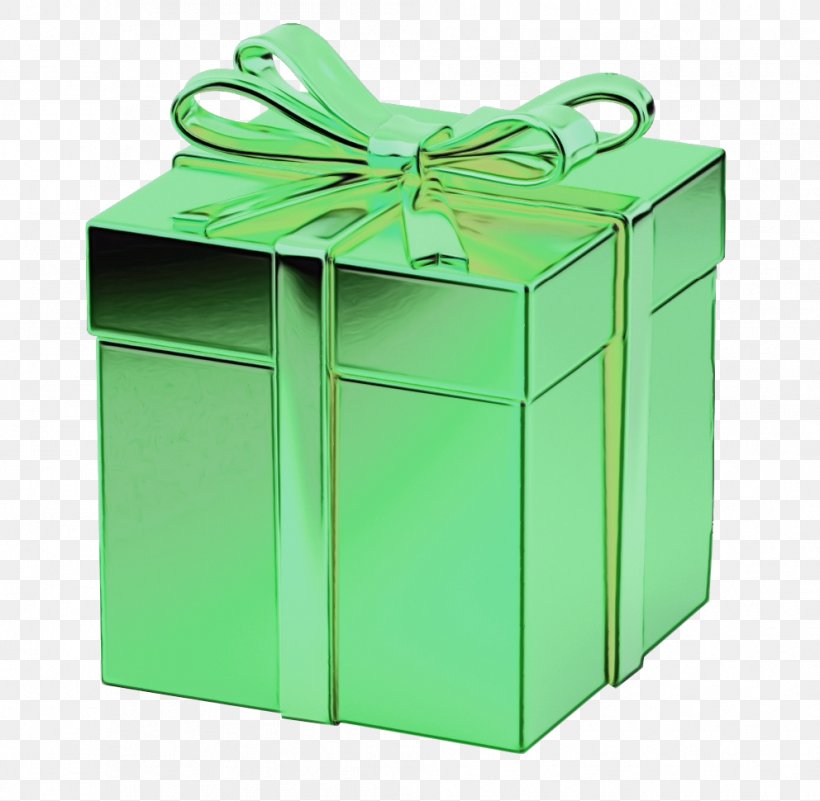 Green Present Turquoise Ribbon Gift Wrapping, PNG, 992x970px, Watercolor, Box, Gift Wrapping, Green, Material Property Download Free