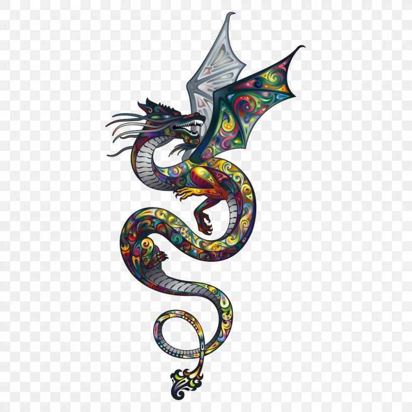 Sleeve Tattoo Pattern, PNG, 1000x1000px, Tattoo, Abziehtattoo, Art, Dragon, Drawing Download Free