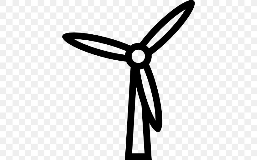 Windmill Wind Turbine Energy, PNG, 512x512px, Windmill, Artwork, Black And White, Electrical Energy, Energy Download Free
