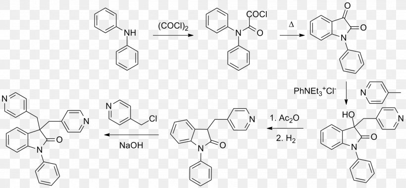 Cetirizine Pharmaceutical Drug Medicinal Chemistry Organic Synthesis, PNG, 1950x903px, Cetirizine, Area, Auto Part, Black And White, Body Jewelry Download Free