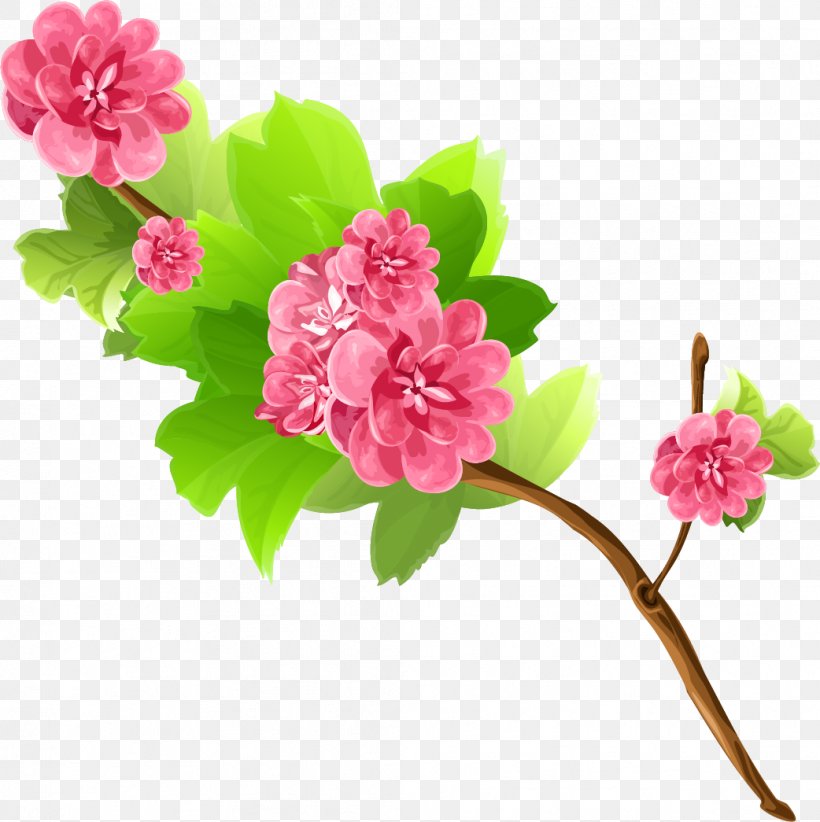 Flower Bouquet Branch Clip Art, PNG, 1042x1045px, Flower, Auglis, Blossom, Branch, Cherry Blossom Download Free