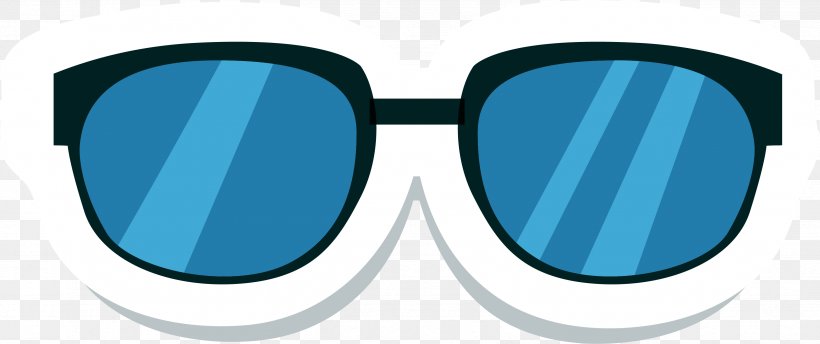 Sunglasses Designer, PNG, 3396x1426px, Sunglasses, Azure, Blue, Brand, Cartoon Download Free