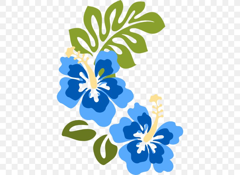 Clip Art Hawaiian Hibiscus Openclipart Free Content Illustration, PNG, 432x598px, Hawaiian Hibiscus, Area, Artwork, Black And White, Branch Download Free