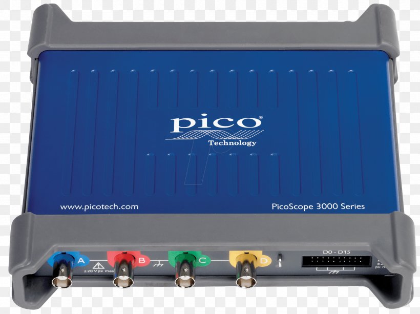Digital Storage Oscilloscope Arbitrary Waveform Generator Pico Technology USB, PNG, 1800x1346px, Oscilloscope, Analog Signal, Arbitrary Waveform Generator, Bandwidth, Bnc Connector Download Free