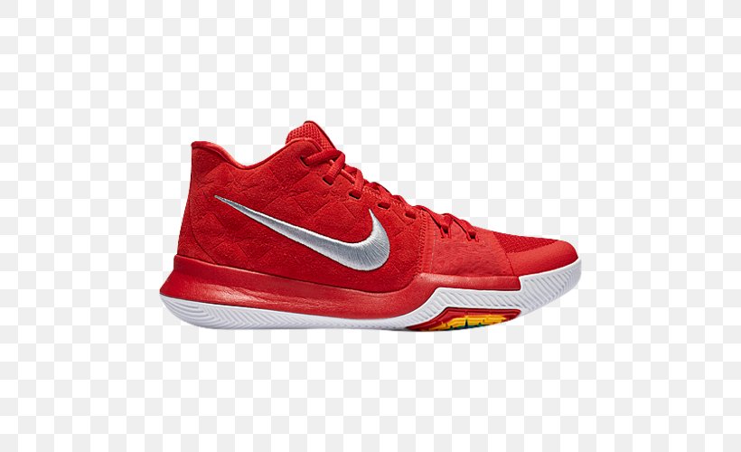 Nike Kyrie 3 Basketball Shoe Sports Shoes, PNG, 500x500px, Nike, Air Jordan, Athletic Shoe, Basketball Shoe, Carmine Download Free