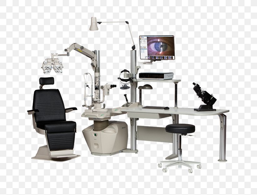 Slit Lamp Ophthalmology Medicine Eye Examination Medical Diagnosis, PNG, 700x622px, Slit Lamp, Automated Refraction System, Chair, Desk, Eye Examination Download Free