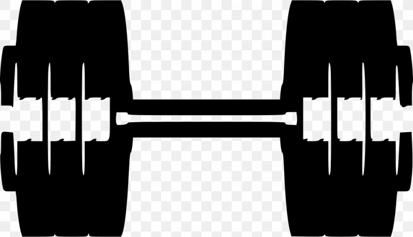 Dumbbell Clip Art Fitness Centre Physical Fitness, PNG, 980x564px, Dumbbell, Barbell, Bench, Bench Press, Blackandwhite Download Free