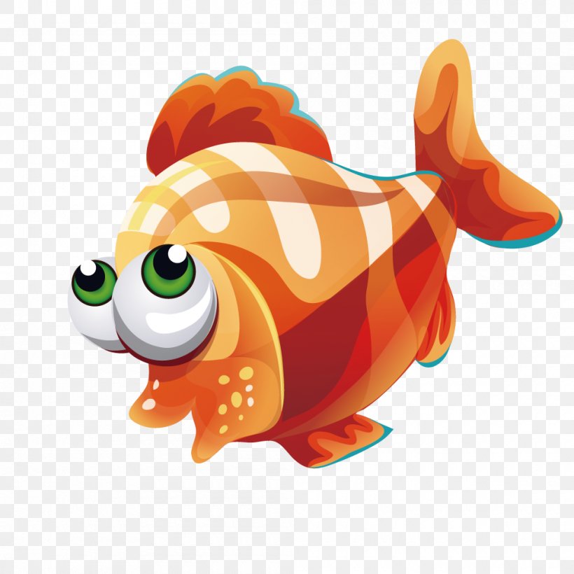 Fish Euclidean Vector Clip Art, PNG, 1000x1000px, Fish, Amber, Animation, Art, Cartoon Download Free