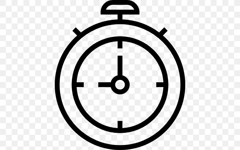 Stopwatch Clock White Clip Art, PNG, 512x512px, Stopwatch, Area, Black And White, Chronometer Watch, Clock Download Free