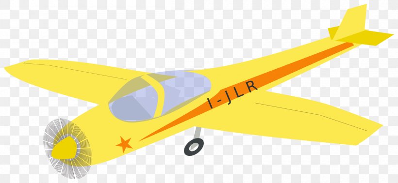 Airplane Light Aircraft Yellow Clip Art, PNG, 2400x1109px, Airplane, Aerospace Engineering, Air Travel, Aircraft, Flap Download Free