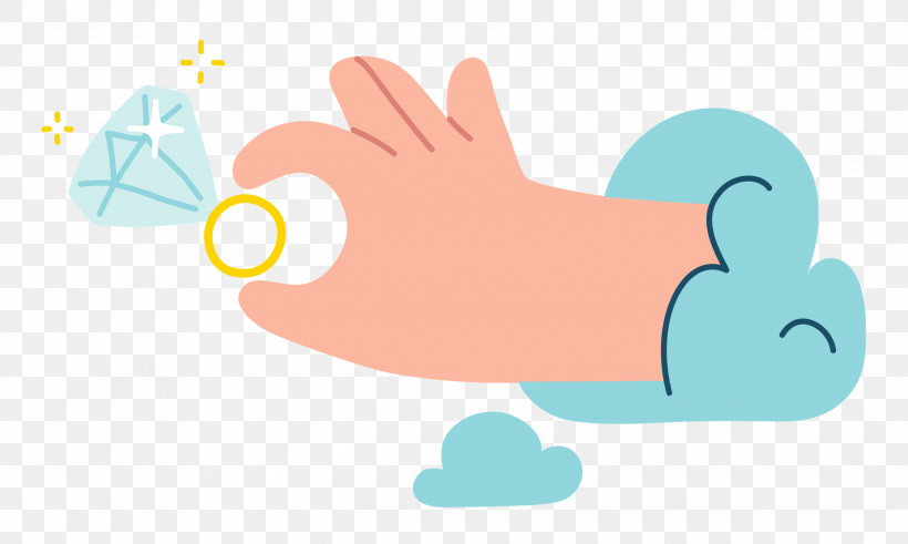 Hand Pinching Ring Hand Ring, PNG, 2500x1498px, Hand, Cartoon, Line, Meter, Ring Download Free