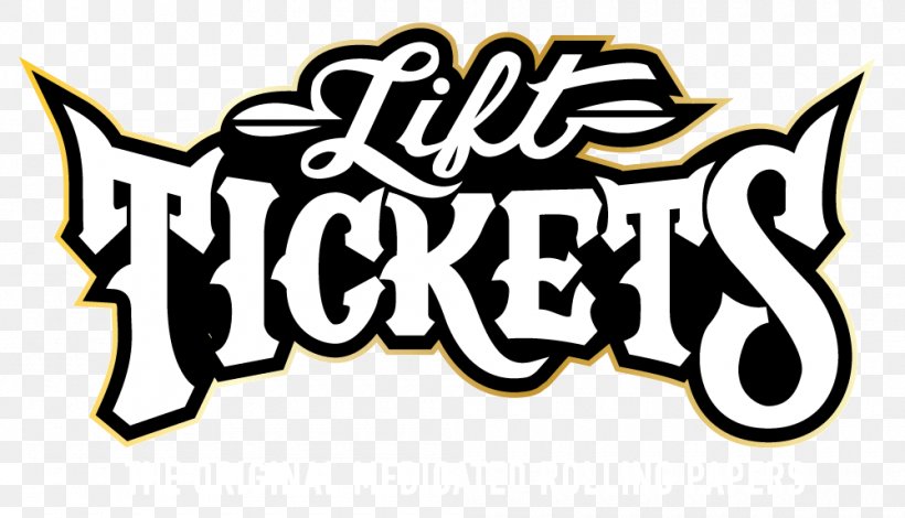 Lift Ticket Paper Logo Joint, PNG, 1000x574px, Lift Ticket, Art, Brand, Cannabis, Head Shop Download Free
