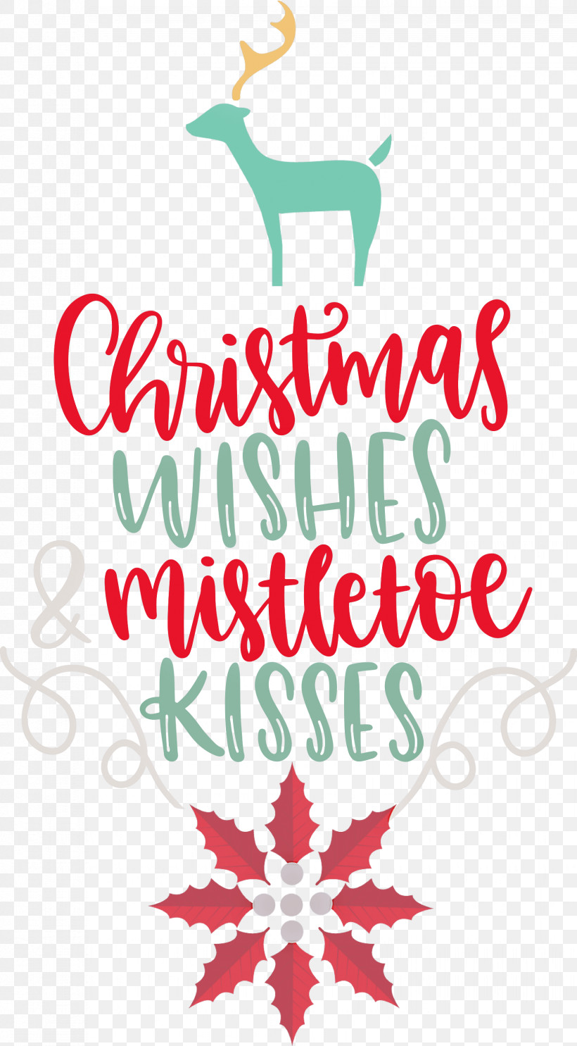 Christmas Wishes Mistletoe Kisses, PNG, 1655x2999px, Christmas Wishes, Antler, Christmas Day, Christmas Ornament, Christmas Ornament M Download Free