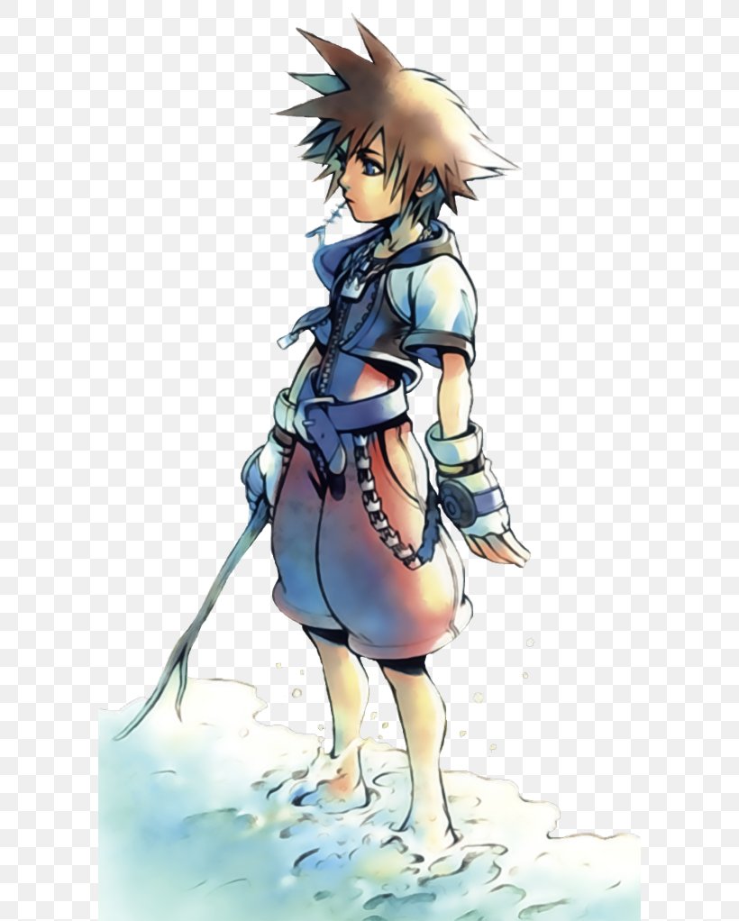 Kingdom Hearts II Kingdom Hearts: Chain Of Memories Kingdom Hearts 358/2 Days Kingdom Hearts Birth By Sleep, PNG, 602x1022px, Watercolor, Cartoon, Flower, Frame, Heart Download Free