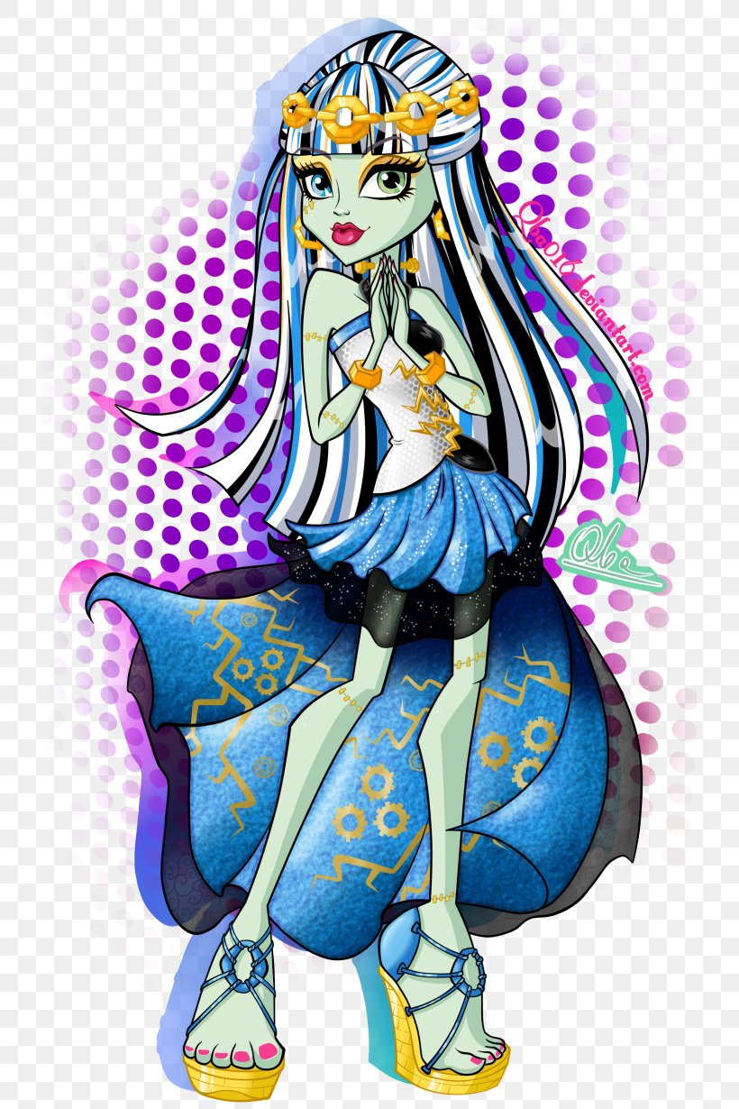 Monster High Frankie Stein Doll Frankenstein's Monster, PNG, 727x1230px, Watercolor, Cartoon, Flower, Frame, Heart Download Free