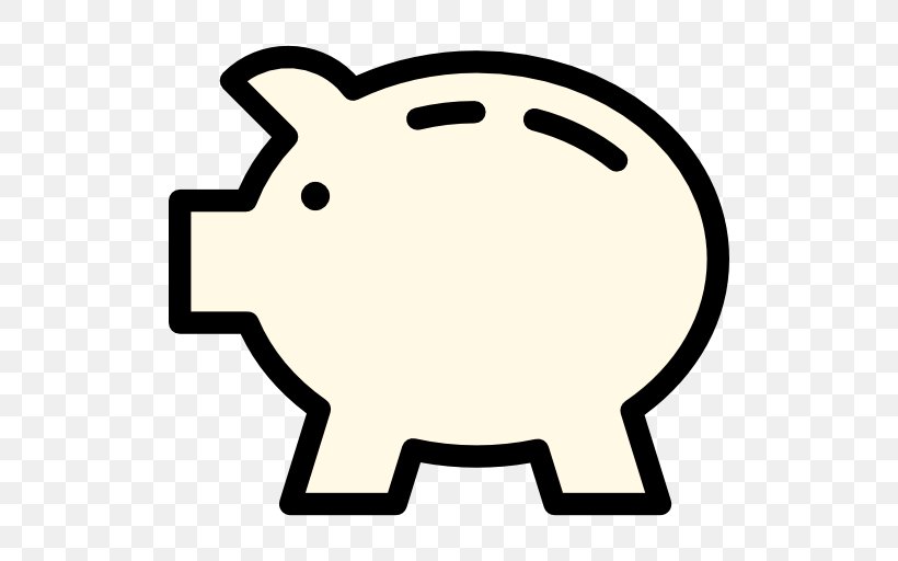 Alcancía Piggy Bank Saving, PNG, 512x512px, Piggy Bank, Bank, Black And White, Domestic Pig, Money Download Free