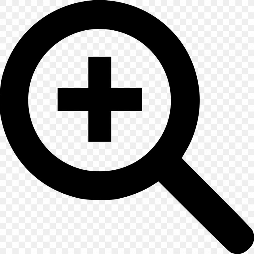 Magnifying Glass, PNG, 980x980px, Magnifying Glass, Black And White, Brand, Icon Design, Logo Download Free