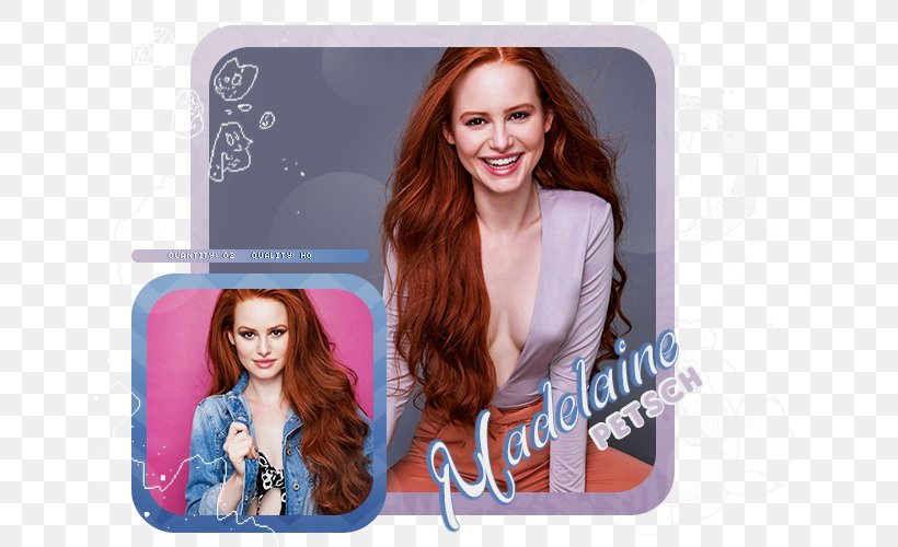 Madelaine Petsch Riverdale Hair Coloring Red Hair, PNG, 650x500px, Watercolor, Cartoon, Flower, Frame, Heart Download Free