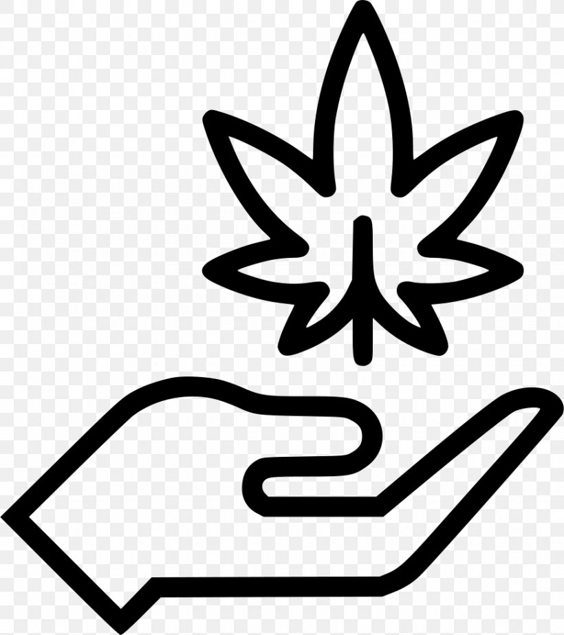 Medical Cannabis Cannabidiol, PNG, 870x980px, Cannabis, Area, Black And White, Cannabidiol, Cannabis Sativa Download Free