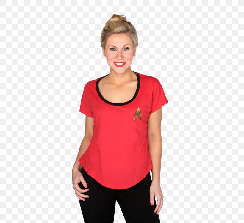 Ashley Eckstein T-shirt Star Trek Uhura Costume, PNG, 750x750px, Ashley Eckstein, Arm, Clothing, Costume, Dolman Download Free