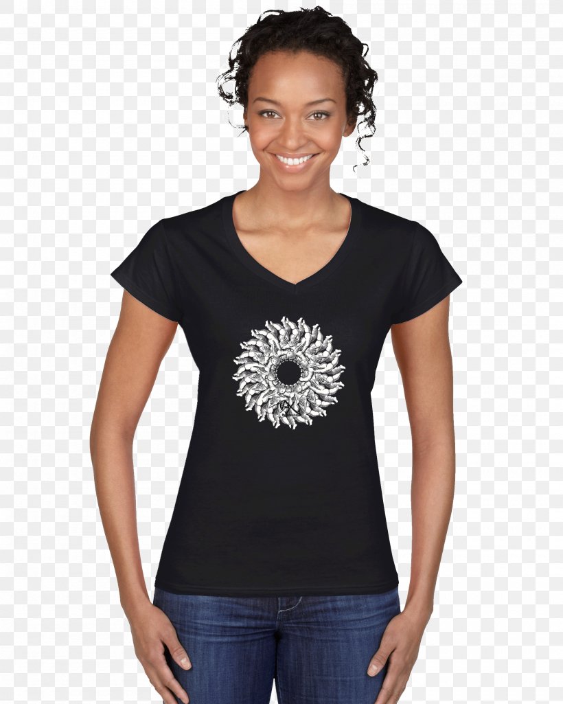 Printed T-shirt Neckline Gildan Activewear, PNG, 2000x2500px, Tshirt, Black, Clothing, Clothing Sizes, Collar Download Free