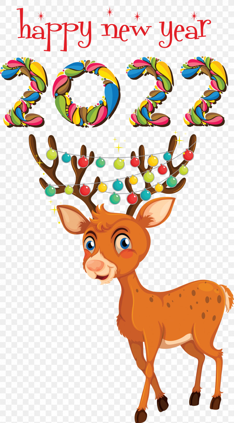 2022 Happy New Year 2022 Happy New Year, PNG, 1657x2999px, Happy New Year, Christmas Card, Christmas Day, Deer, Greeting Card Download Free