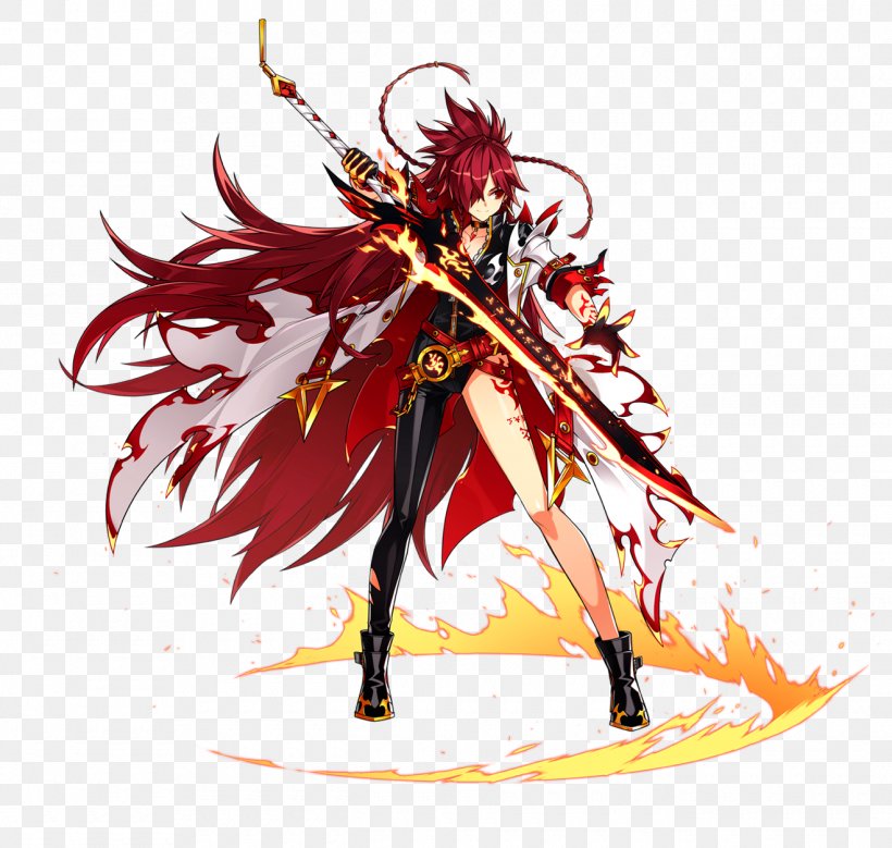 Elsword Closers Elesis Video Game Character, PNG, 1320x1255px, Watercolor, Cartoon, Flower, Frame, Heart Download Free