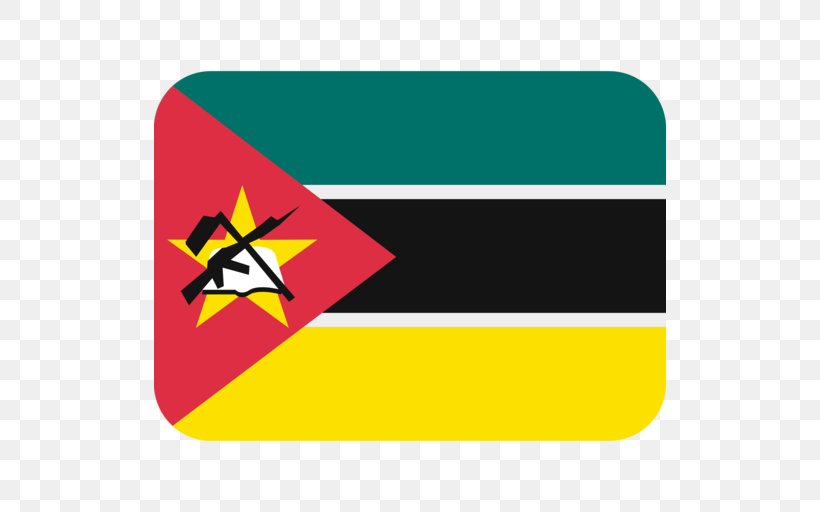 Flag Of Mozambique National Flag Mozambican War Of Independence, PNG, 512x512px, Mozambique, Area, Brand, Country, Emoji Download Free