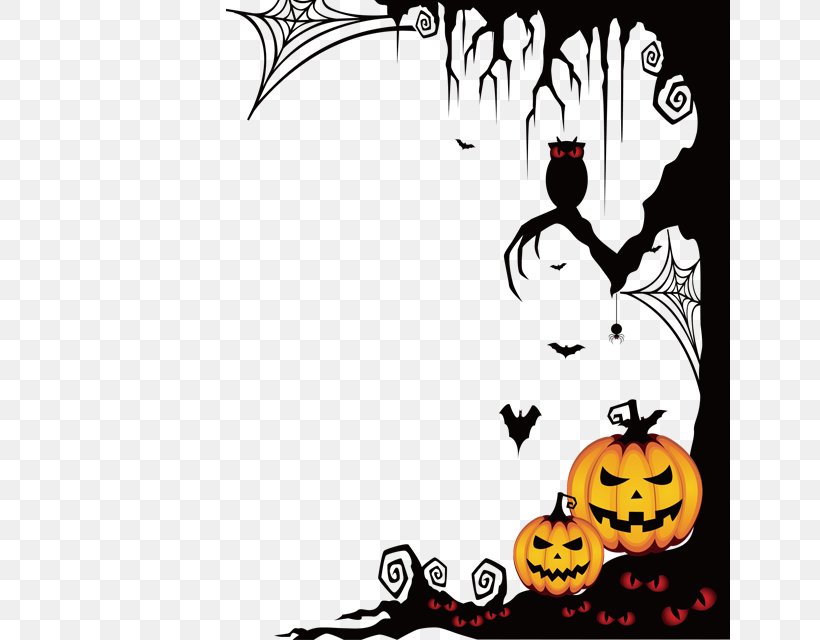 Halloween Costume Jack-o'-lantern Cat, PNG, 640x640px, Halloween, Art, Black, Black And White, Cartoon Download Free