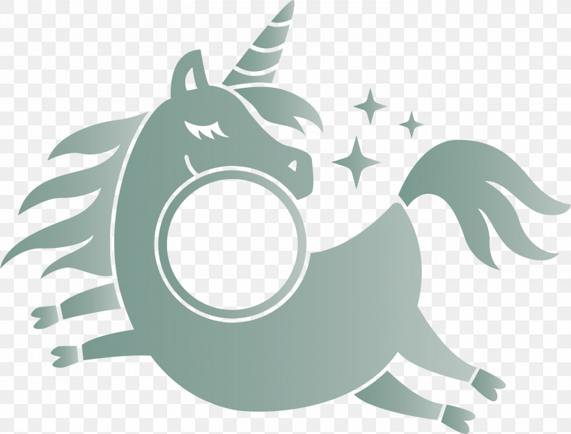 Unicorn Frame, PNG, 3000x2281px, Unicorn Frame, Animation, Cartoon, Logo Download Free