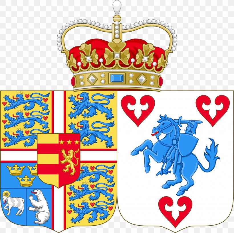 Coat Of Arms Of Denmark Danish Royal Family Crest, PNG, 2000x1997px, Coat Of Arms, Animal Figure, Area, Coat Of Arms Of Denmark, Crest Download Free