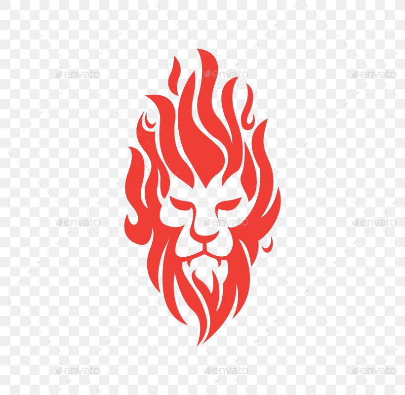 Lion Logo Graphic Design Fire, PNG, 800x800px, Watercolor, Cartoon, Flower,  Frame, Heart Download Free
