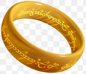 Ring Lord Of The Ring - The Lord Of The Rings The Fellowship Of The Ring One Ring Sauron PNG