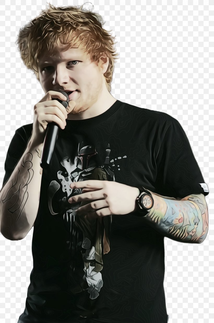 Singing Cartoon, PNG, 1628x2456px, Watercolor, Billboard, Daddy Yankee, Ed Sheeran, Electronic Device Download Free