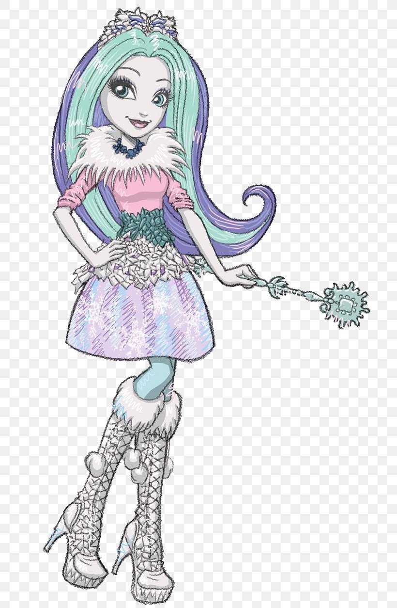 Alistair Wonderland Mattel Ever After High Epic Winter Crystal Winter Doll Ever After High Legacy Day Apple White Doll, PNG, 760x1254px, Watercolor, Cartoon, Flower, Frame, Heart Download Free