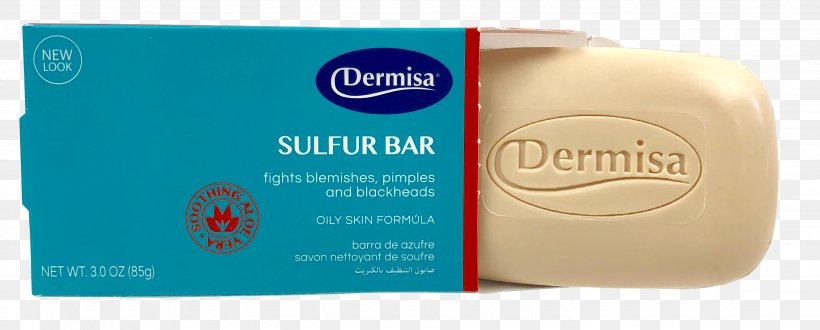Dermisa Sulfur Bar Skin Care Sulfide, PNG, 2876x1160px, Sulfur, Bar, Brand, Cancer, Cleaning Download Free
