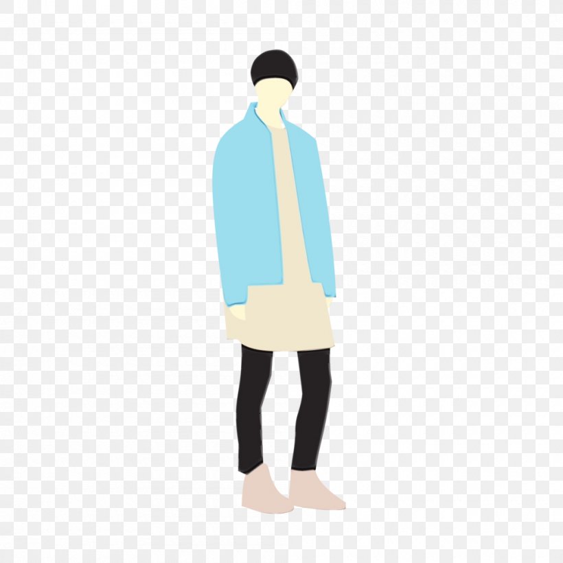 Standing Turquoise Clothing Outerwear Gentleman, PNG, 1000x1000px, Watercolor, Clothing, Gentleman, Human Leg, Knee Download Free